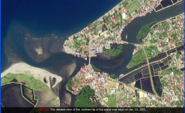 2004.12.26 TSUNAMI. Aerial Photos of Banda Aceh, Sumatra